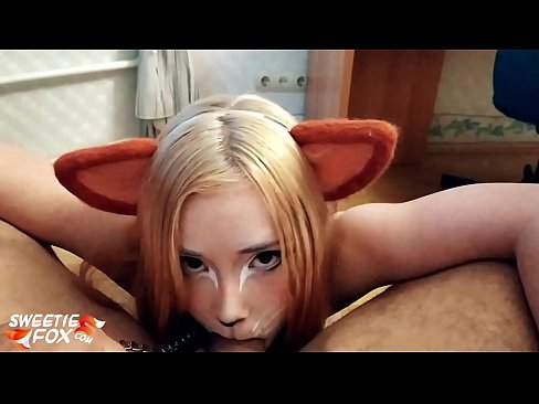 ❤️ Kitsune ngulu kontol lan cum ing dheweke tutuk ❤❌ Saru ayu ing jv.superpornpics.ru ❌